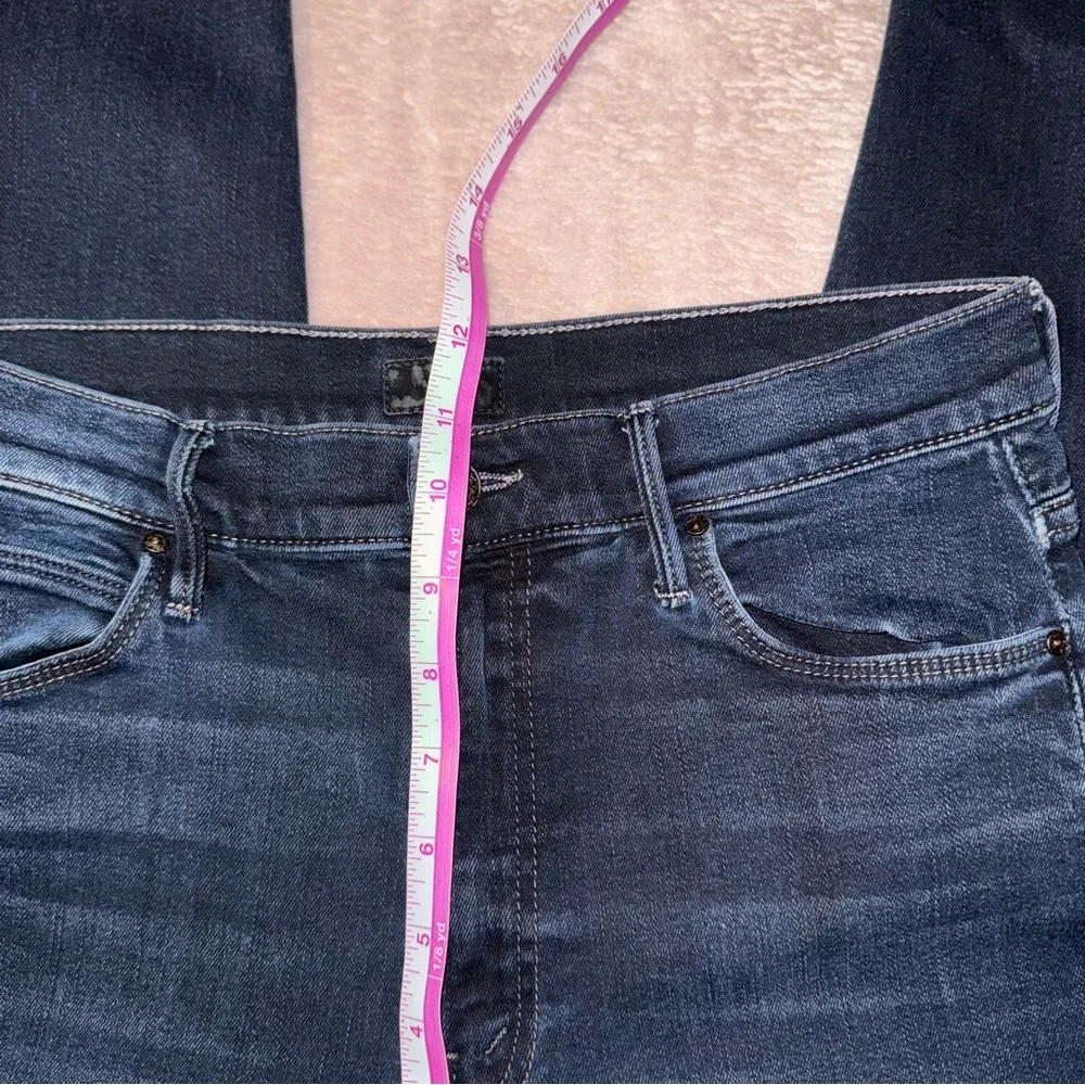 Mother the stunner zip two step fray high rise Jean size 30/L28 - Picture 14 of 16